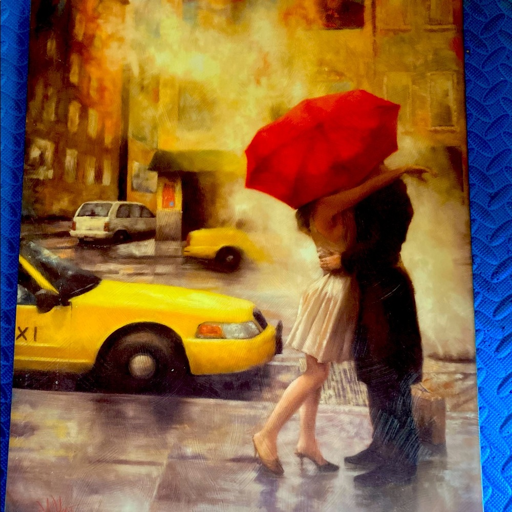 Kissing in the rain